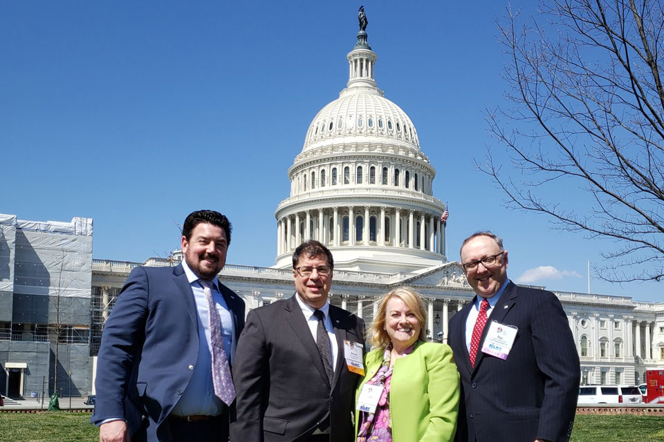 2. L-R: PIANJ Director Aaron Levine, CIC; PIANJ President-elect Bruce Blum; PIANJ Committee Member Lydia Bashwiner, Esq.; and PIANJ President Lloyd “Rip” Bush, CPIA.