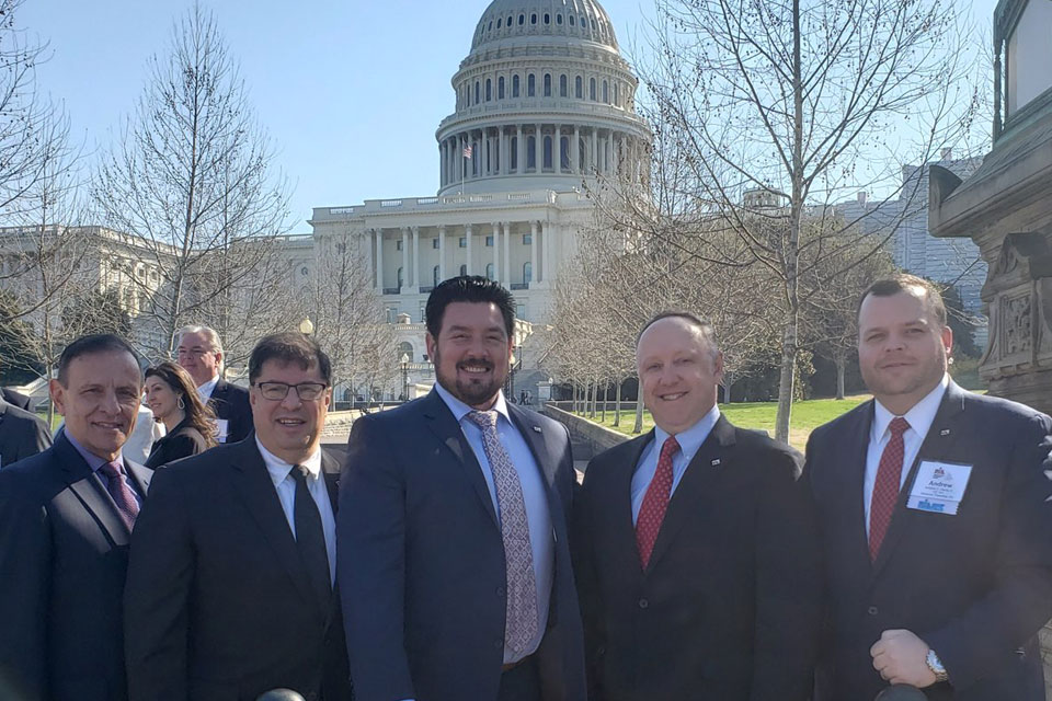 
5. L-R: PIANJ past President Paul Monacelli, CIC, CPIA; PIANJ President-elect Bruce Blum; PIANJ Director Aaron Levine, CIC; PIANJ President Lloyd “Rip” Bush, CPIA; and PIANJ Director Andrew Harris Jr, CIC, AAI.